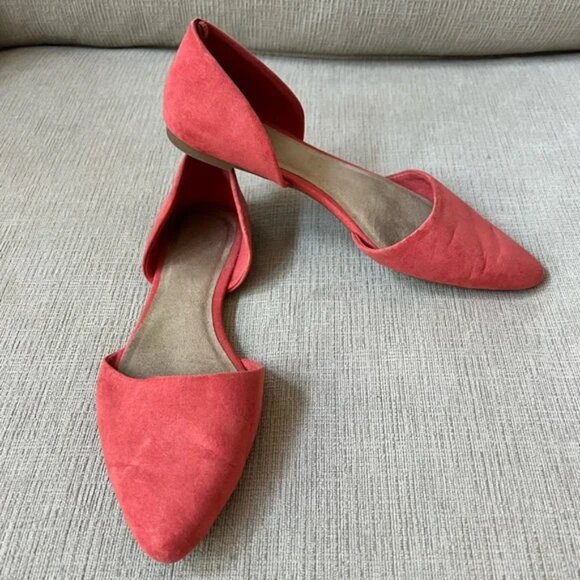 coral colored flats - Picture 2 of 2